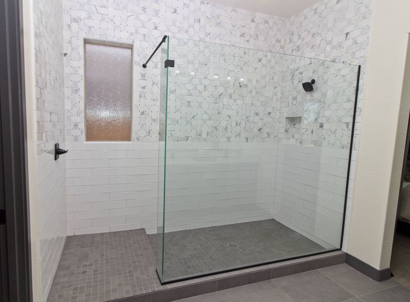 Large-Format Tile Shower